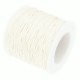 Wax cord 1.0 mm White